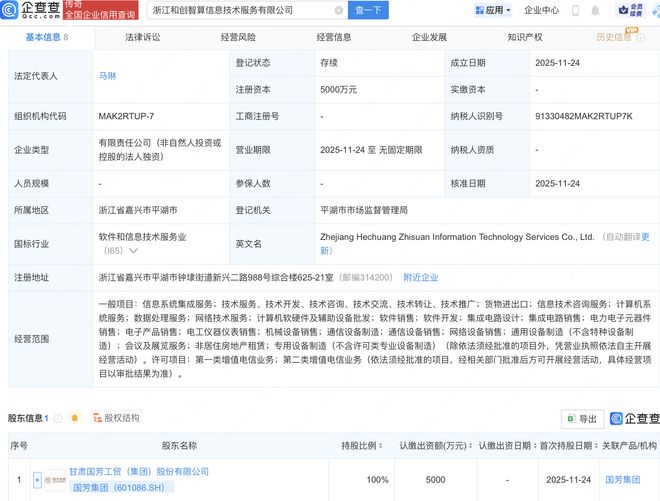 國芳集團布局新賽道 成立智算信息技術服務實體，拓展電力電子元器件銷售版圖
